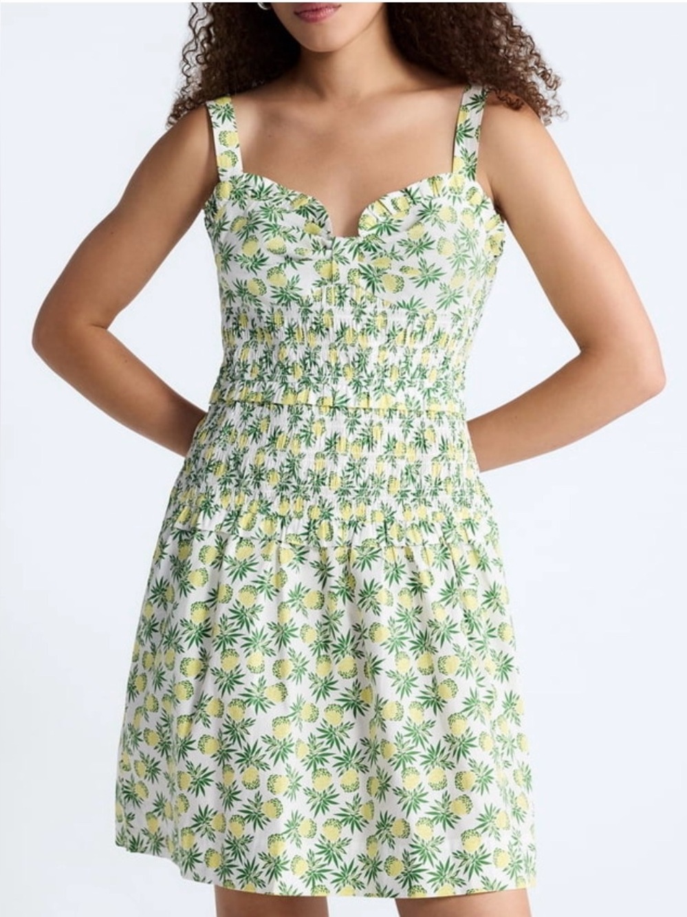 Free Assembly Women’s Tiered Smocked Mini Dress